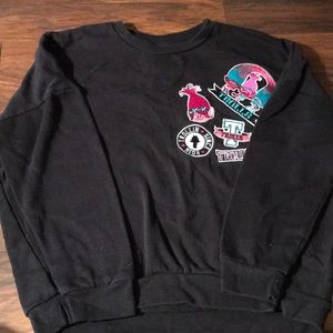 Black trolls sweater